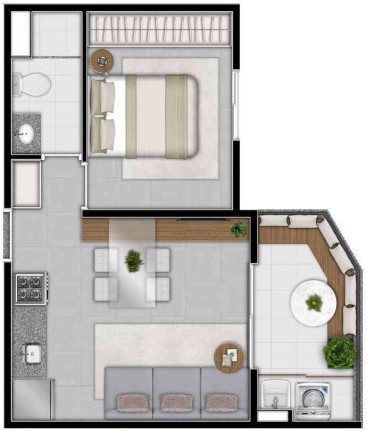 Imagem Apartamento com 2 Quartos à Venda, 40 m² em Santana - São Paulo Imagem Apartamento com 2 Quartos à Venda, 40 m² em Santana - São Paulo