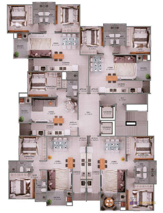 Imagem Apartamento com 1 Quarto à Venda, 54 m² em Praia Brava - Itajaí