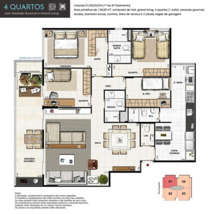 Imagem Apartamento com 4 Quartos à Venda, 128 m² em Freguesia - Rio De Janeiro