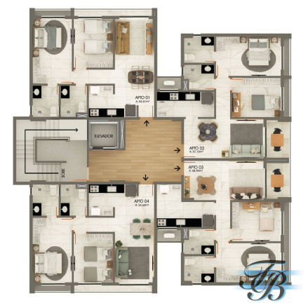 Imagem Apartamento com 2 Quartos à Venda, 54 m² em Aeroclube - João Pessoa Imagem Apartamento com 2 Quartos à Venda, 54 m² em Aeroclube - João Pessoa