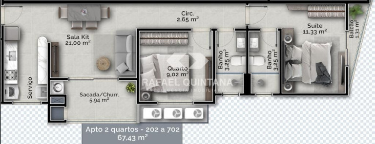 Imagem Apartamento com 2 Quartos à Venda, 34 m² em Carvoeira - Florianópolis