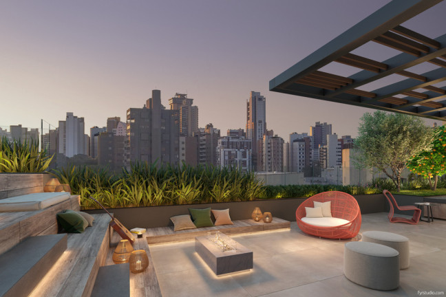Imagem Apartamento com 1 Quarto à Venda, 48 m² em Batel - Curitiba