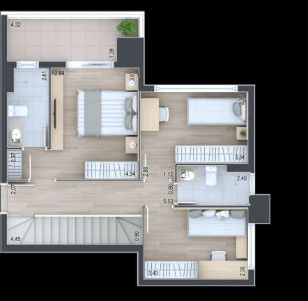 Imagem Apartamento com 2 Quartos à Venda, 67 m² em Portão - Curitiba