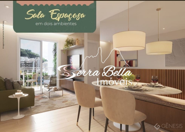 Imagem Apartamento com 2 Quartos à Venda, 55 m² em Nogueira - Petrópolis Imagem Apartamento com 2 Quartos à Venda, 55 m² em Nogueira - Petrópolis