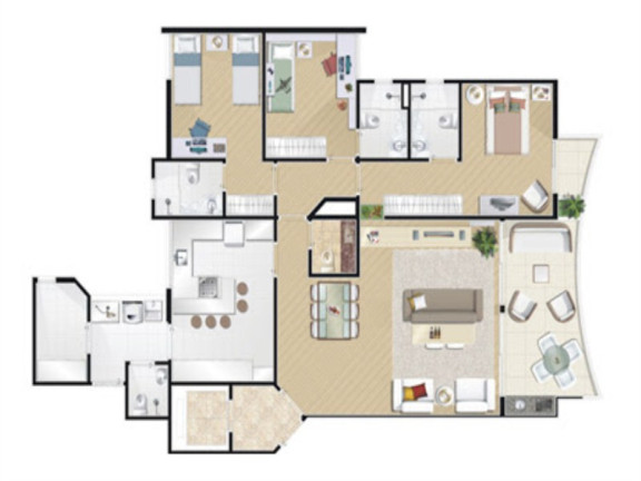 Imóvel com 3 Quartos à Venda, 127 m² em Centro - Sao Bernardo Do Campo