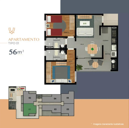 Imagem Cobertura com 2 Quartos à Venda, 69 m² em Castelo - Belo Horizonte Imagem Cobertura com 2 Quartos à Venda, 69 m² em Castelo - Belo Horizonte