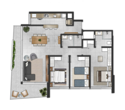 Imagem Apartamento com 2 Quartos à Venda, 149 m² em Centro - Torres Imagem Apartamento com 2 Quartos à Venda, 149 m² em Centro - Torres