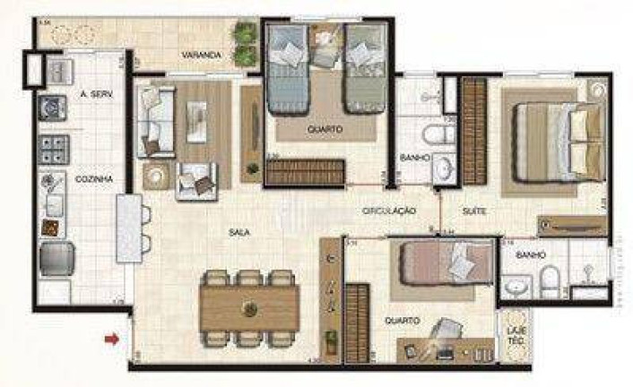 Imagem Apartamento com 3 Quartos à Venda, 79 m² em Jóquei - Teresina Imagem Apartamento com 3 Quartos à Venda, 79 m² em Jóquei - Teresina