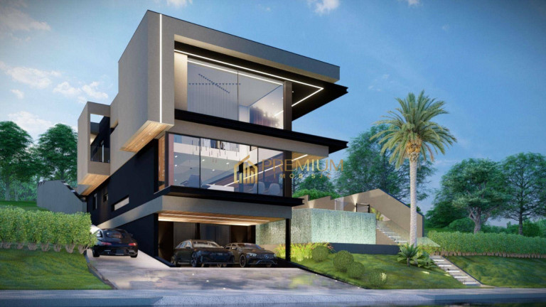 Sobrado com 4 Quartos à Venda, 631 m² em Condomínio Reserva Do Paratehy - São José Dos Campos