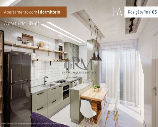 Imagem Apartamento com 1 Quarto à Venda, 57 m² em Barreiros - São José Imagem Apartamento com 1 Quarto à Venda, 57 m² em Barreiros - São José