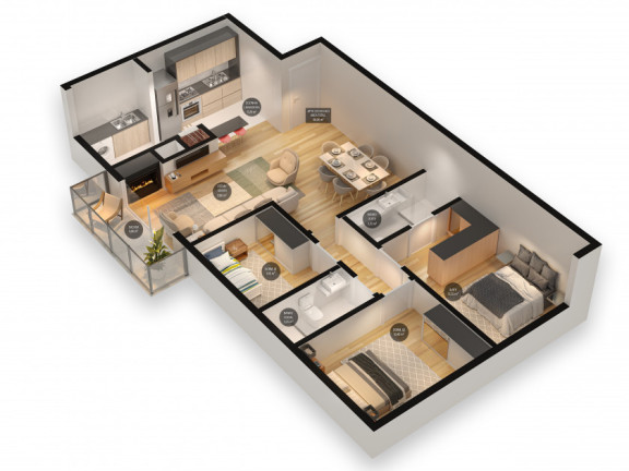 Imagem Apartamento com 2 Quartos à Venda, 79 m² em Centro  - Canela