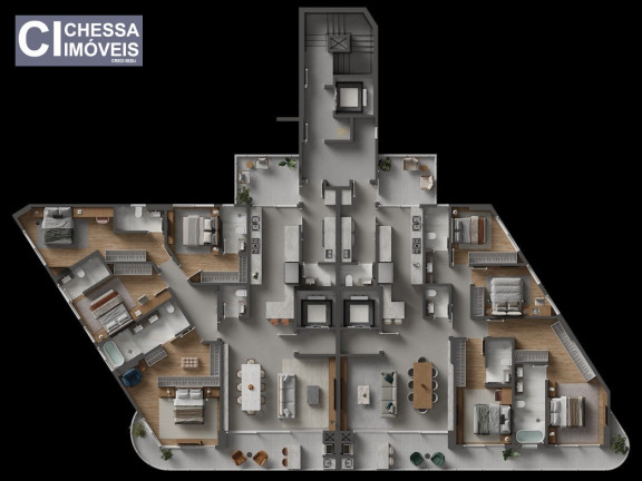 Imagem Apartamento com 4 Quartos à Venda, 200 m² em Fazenda - Itajaí Imagem Apartamento com 4 Quartos à Venda, 200 m² em Fazenda - Itajaí