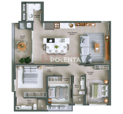 Imagem Apartamento com 3 Quartos à Venda, 101 m² em Centro - Balneário Rincão