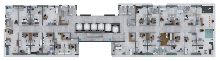 Imagem Sala Comercial à Venda, 54 m² em Centro - Curitiba
