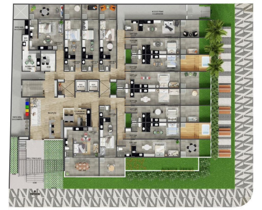 Imagem Imóvel com 1 Quarto à Venda, 24 m² em Intermares - Cabedelo Imagem Imóvel com 1 Quarto à Venda, 24 m² em Intermares - Cabedelo