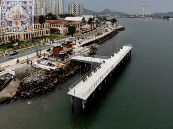 Imagem Apartamento com 1 Quarto à Venda, 42 m² em Ponta Da Praia - Santos
