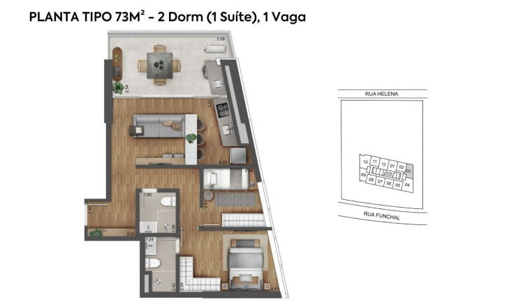 Imagem Apartamento com 2 Quartos à Venda, 73 m² em Vila Olímpia - São Paulo Imagem Apartamento com 2 Quartos à Venda, 73 m² em Vila Olímpia - São Paulo