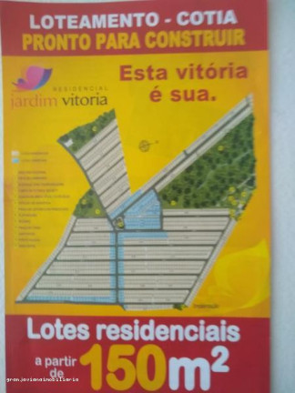 Imagem Terreno à Venda, 150 m² em Jardim Vitoria - Cotia Imagem Terreno à Venda, 150 m² em Jardim Vitoria - Cotia