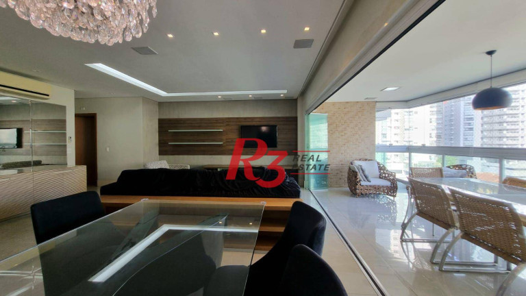 Imagem Apartamento com 3 Quartos para Alugar, 178 m² em Gonzaga - Santos Imagem Apartamento com 3 Quartos para Alugar, 178 m² em Gonzaga - Santos
