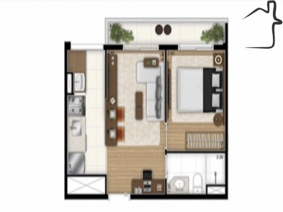 Imagem Imóvel com 1 Quarto à Venda, 35 m² em Aclimação - São Paulo Imagem Imóvel com 1 Quarto à Venda, 35 m² em Aclimação - São Paulo