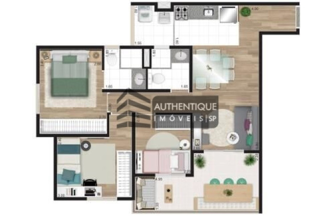 Imagem Apartamento com 2 Quartos à Venda, 67 m² em Vila Pompéia - São Paulo
