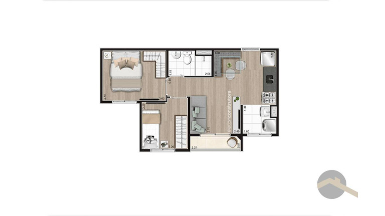 Imagem Apartamento com 2 Quartos à Venda, 38 m² em Vila Jaraguá - São Paulo