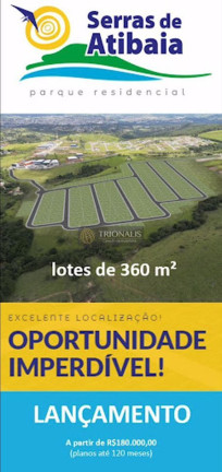 Imagem Terreno à Venda, 360 m² em Serras De Atibaia Iii - Atibaia Imagem Terreno à Venda, 360 m² em Serras De Atibaia Iii - Atibaia