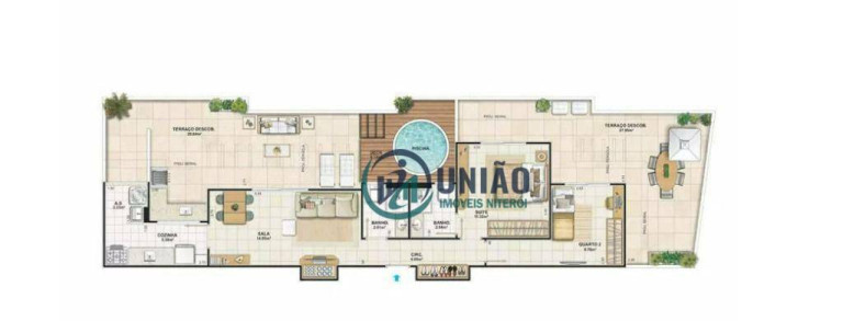 Imagem Cobertura com 2 Quartos à Venda, 134 m² em Santa Rosa - Niterói