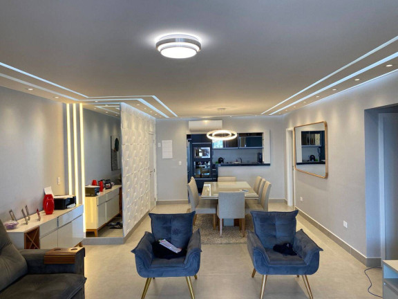 Imagem Apartamento com 3 Quartos à Venda, 145 m² em Guilhermina - Praia Grande