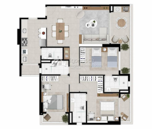 Imagem Apartamento com 3 Quartos à Venda, 107 m² em Cocó - Fortaleza Imagem Apartamento com 3 Quartos à Venda, 107 m² em Cocó - Fortaleza