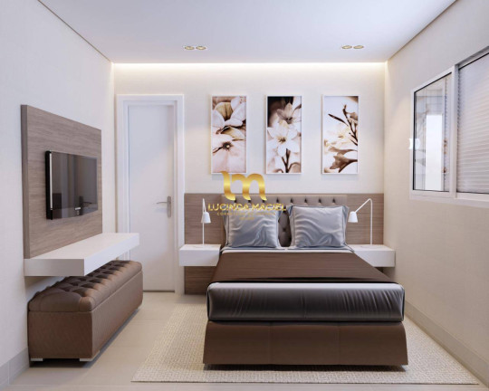Imagem Apartamento com 2 Quartos à Venda, 69 m² em Guilhermina - Praia Grande