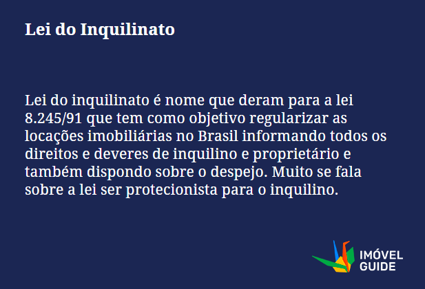 Lei do Inquilinato